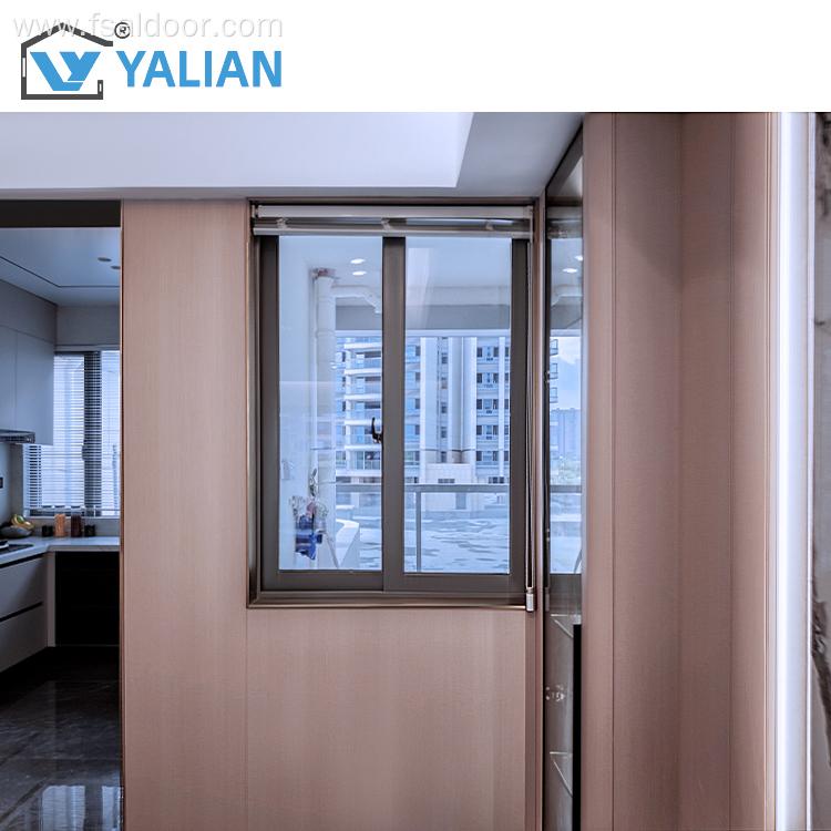 Aluminum Alloy Sliding Windows System Double Glass
