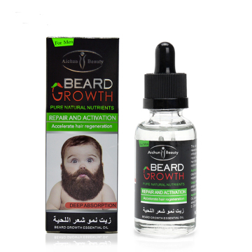Organic Beard Regrowth Oil Serum - Natural Ingredients for Beard Growth Care