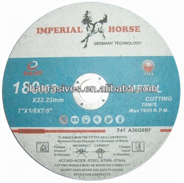T41,metal cutting disc,180X3X16MM,70m/s