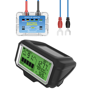 Snelheid BM5-D 12V LED-batterijmonitor Kop Up Display Tester