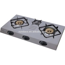 Ultra Slim Stainless Steel 3 Burners Gas Stove