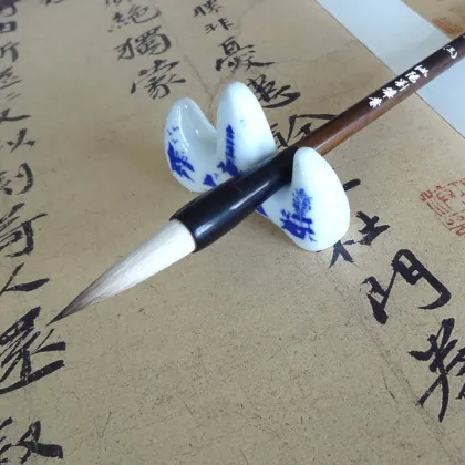 High quality RUYANGLIU writing brush medium regular script multiple hairs calligraphy brush