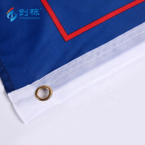 High quality silk screen printing polyester trump flag