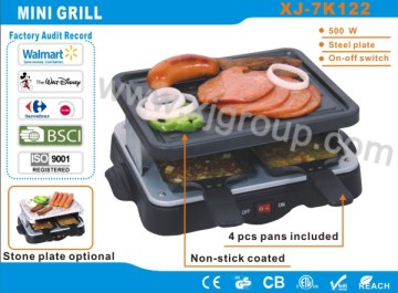 Mini barbecue grill used indoor XJ-7K122