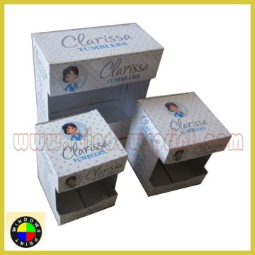 Recycle Paper Color Box with clear window