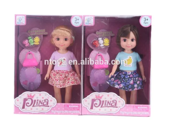 10'' PLINA fashion doll Cartoon costumes Handbag/ headwear/ doll wig/ fashion clothes 6820316