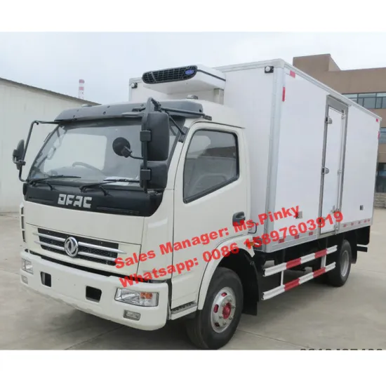 DFAC refrigerated cold room van truck Right Hand Drive Refrigerator Truck 5-7Tons Freezer Box Truck For Sales