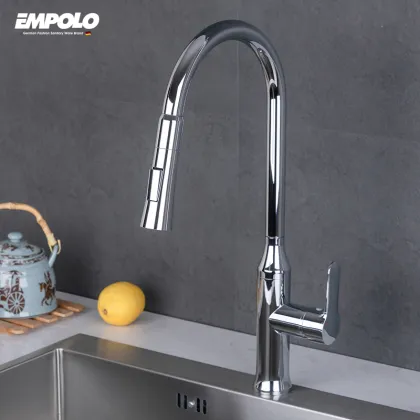 CUPC Kitchen Faucets with Pull Down Sprayer Swan Kitchen Sink Taps