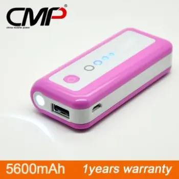 High Quality Universal Portable 5600mAh External Battery Power Bank