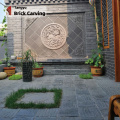 Hutong Courtyard Tiles imitation old gray brick sliced floor tiles Factory
