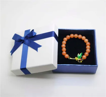 Red Aventurine Gemstone Bracelet with Diamante alloy dragonfly Piece