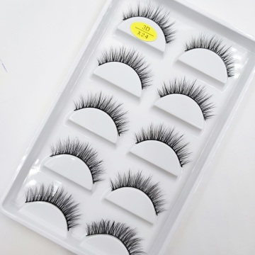 Wholesale Full Strip Faux Eyelashes 5 Pairs 3DX 1-31 G800-806 G600-606 3DH 1-30