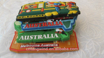 Customized printng logo soft pvc fridge advertising magnet