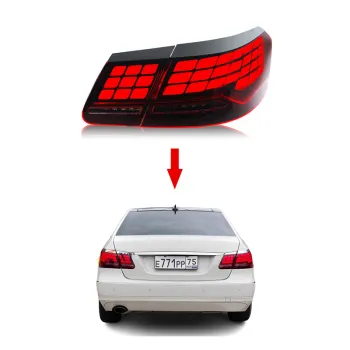 XT Upgrade for Mercedes Benz E Class W212 2009-2015 Full LED Dragon Scales Rear Lamps