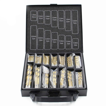 99Pcs HSS High Speed Steel Drill Bit Set for Hardened Metal, Stainless Steel, and Cast Iron