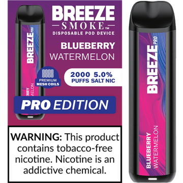 Puff Plus Breeze Pro 5% Nic 2000Puffs Vape
