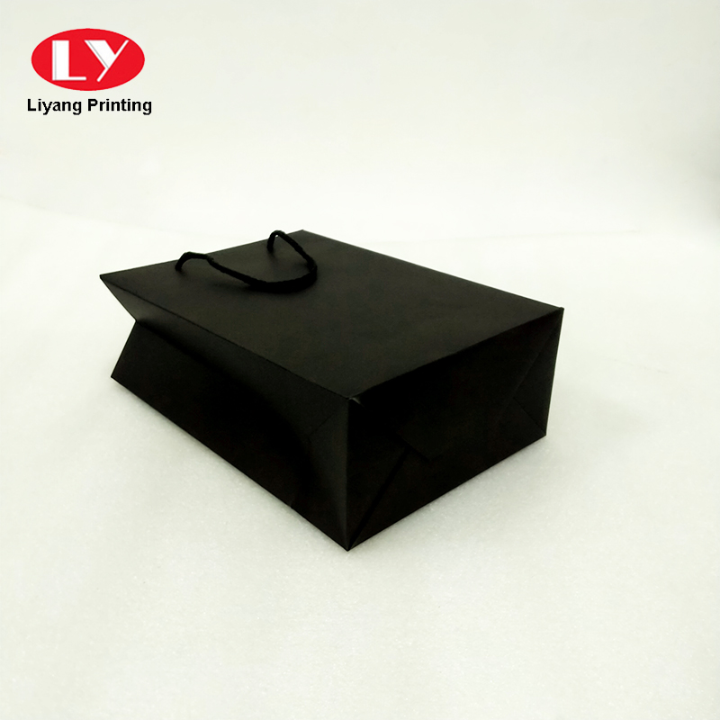 Black Paper Bag High End Jpg