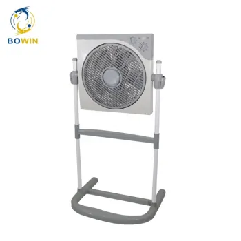 Hot Sale Adjustable Height 12 Inch Box Fan with Remote Control