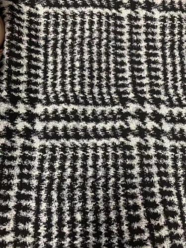 ผ้า Jacquard โพลีเอสเตอร์ Cotton Check ขนาดใหญ่