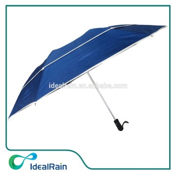 2 fold auto open windproof double layer umbrella