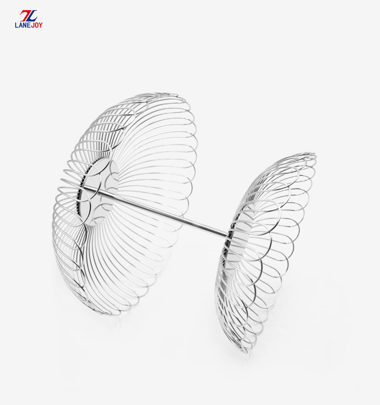 Kitchen doubles stainless steel creative fruit basket