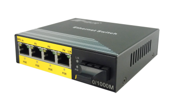 สวิตช์ POE 4-Port Gigabit ที่ไม่มีการจัดการ