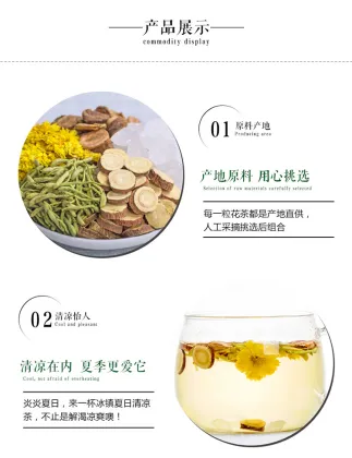 Chinese Wholesale Sweet Health Mangosteen Honeysuckle Tea