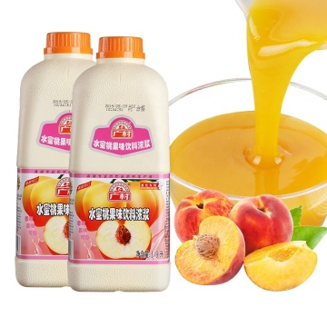1,9 litri di succo di frutta con sapore di pesca guangcun Concentrati per il tè a bolle: ingrediente di bevande premium