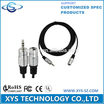 3.5mm male to female audio cable