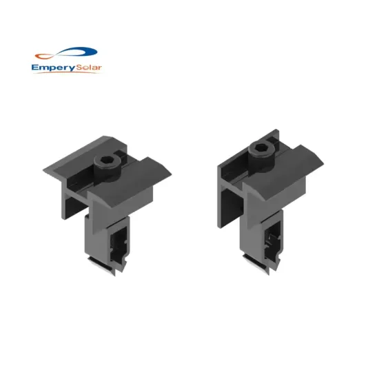 Solar Photovoltaic Panel Installation: Quick End and Middle Clamps with Limit Bolts and Springs