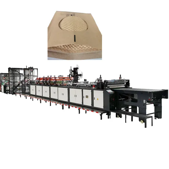 Kraft Paper Bubble Mailers Bag Making Machine