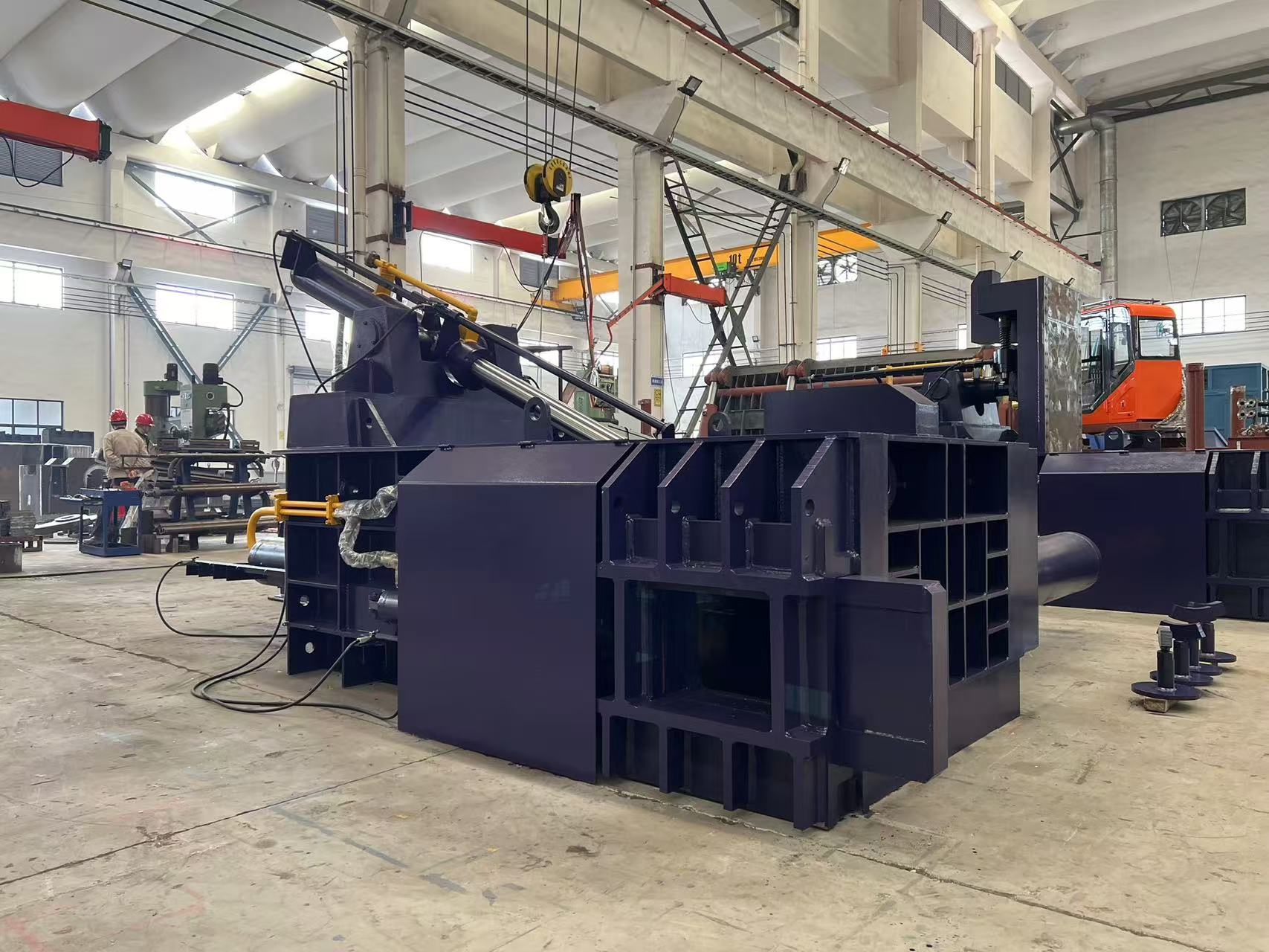Hydraulic Automatic Push-out Metal Baler for