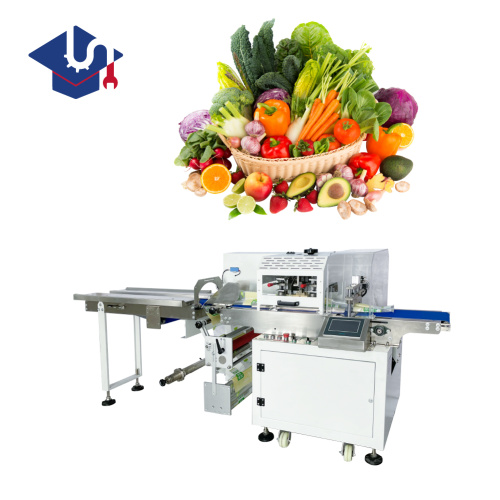 Automatic vegetable packing machine flow packaging machine