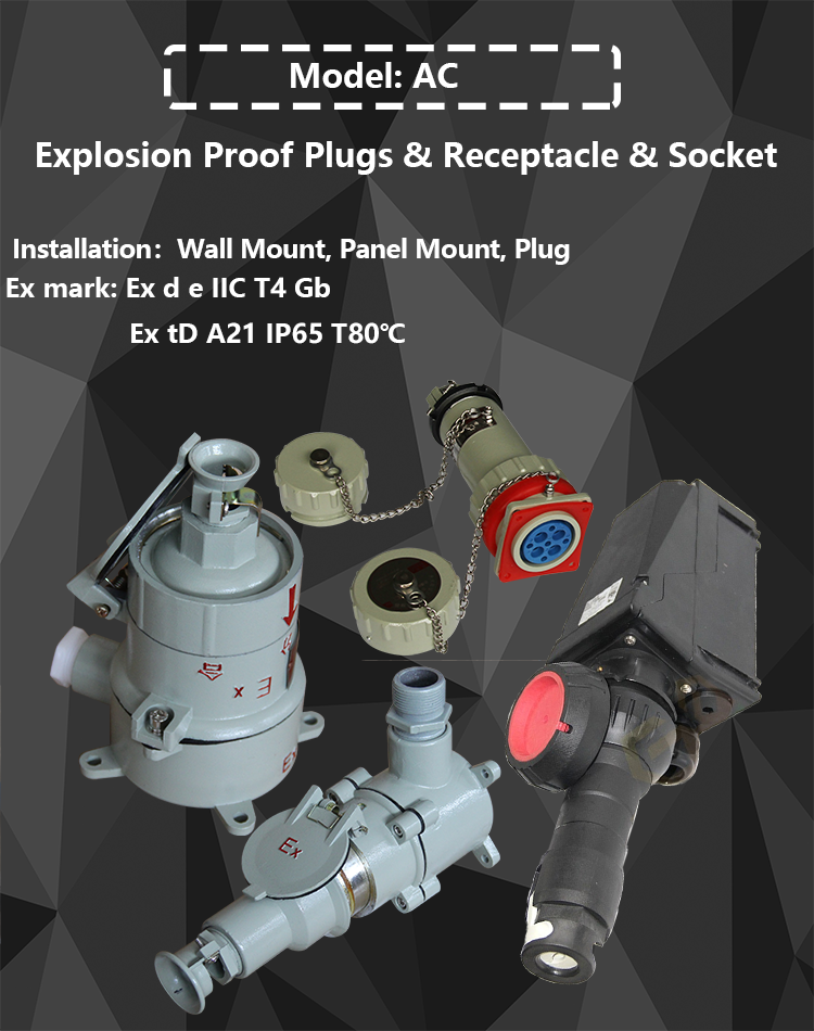 3p+n+e Atex Explosion Proof Plugs & Sockets, Grp Material Corrosion ...
