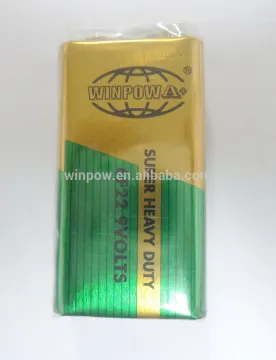 Heavy duty 9v carbon zinc 6f22 battery