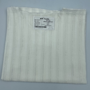 Washable No Pilling Cotton Metalic Fabric