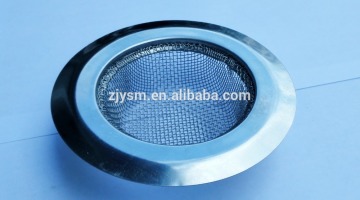 Stainless steel mesh sink strainer