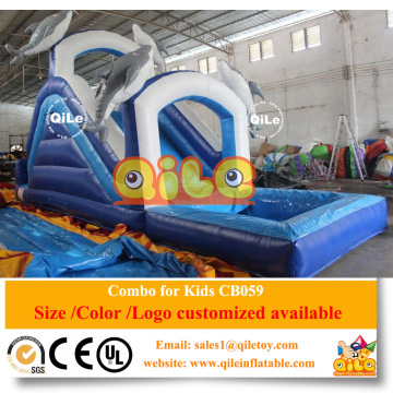 IAAPA Cartoon animal Inflatable bouncer sport games for kids jumping castle house