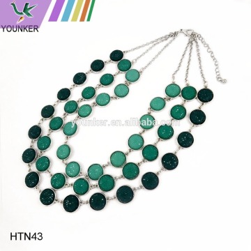 alloy rhinestone necklace