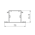 Langlebige Hoteltür Aluminiumprofil Extrusionsform