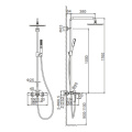 Alpine Termostat Shower Combinácia s výtokom