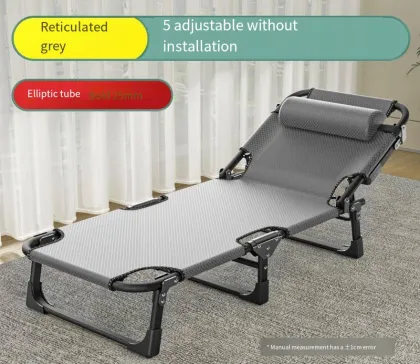 Portable Office Nap Bed: Simple Single Escort Bed for Camp or Office