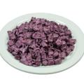 Cubes de pommes de terre violet crus séchés