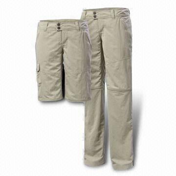 Men's Pants in Cream Color, Made of 100% Cotton, Customized Sizes are Welcome