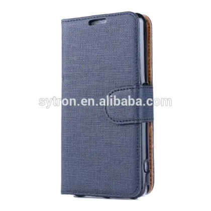 Protective Cover Denim Silicone Concised Flip Mobile Phone Case For Sony Xperia M