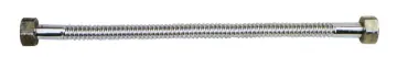 Stainless steel / copper - chrome plated wavy hose - FXF
