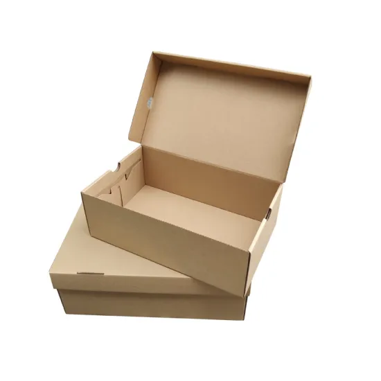 Custom Logo Printed Corrugated Shoe Box Wholesale Packaging