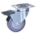 50mm plate mounted swivel caster