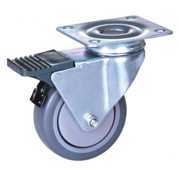 50mm plate mounted swivel caster