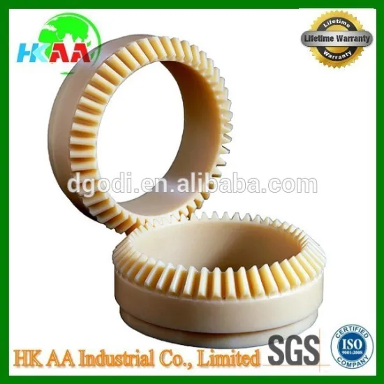 Custom design plastic nylon Bevel gear drive, 90 degree right angle bevel gear drive